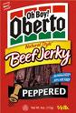 an empty packet of beef jerky