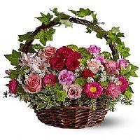 a flower basket for u