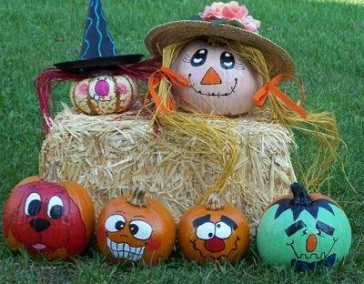 Funny Faces Pumpkins