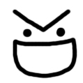 Evil face