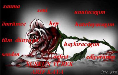 sevilmiyorsun bu qün senden nefret ediyolar