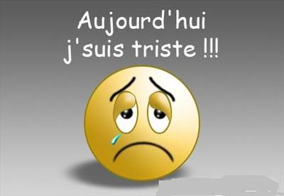 Tu est triste ! :(