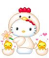 HALLO KITTY GALLINA