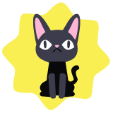 Black Cat Doll