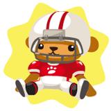 American Football Doll