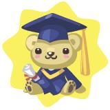 Pet Graduate Doll