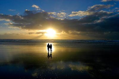 Sicluded Beach Sunset