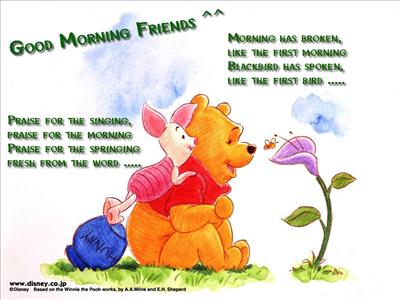 Morning Pooh