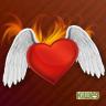 Flying heart