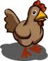 Brown chicken