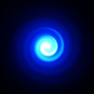 Blue Light Swirl