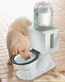 Toilet looking dog water dispenser