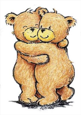 friendly hug