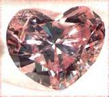 pink crystal heart
