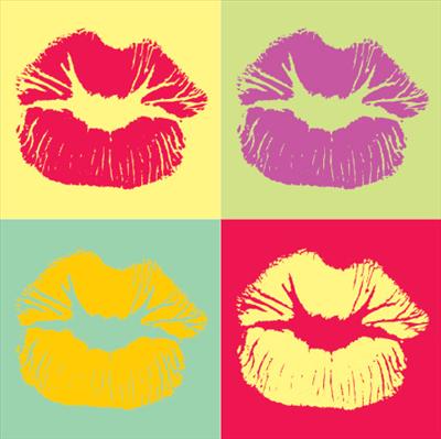 Artsy kiss