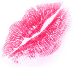 Hot pink kiss