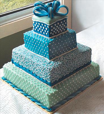 Blue gift box