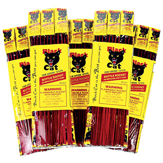 Black cat Bottle rockets
