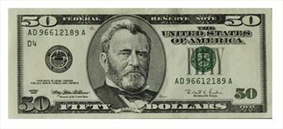 50 dollar bill