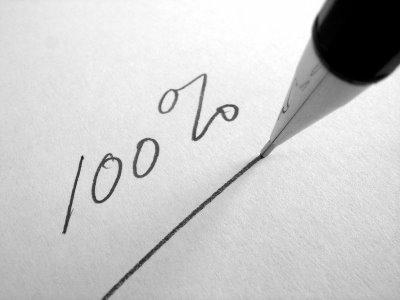 100%