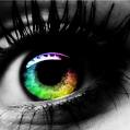 rainbow eye