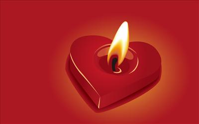 Heart Candle