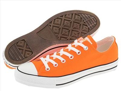 Orange Converse