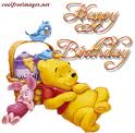 Pooh Bear Happy Birthday