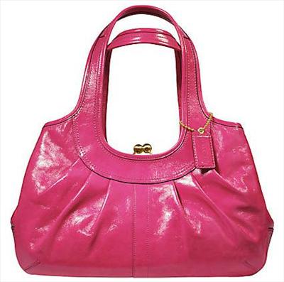 Cool Pink Leather Purse