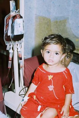 \"Don't risk having a child with THALASSAEMIA MAJOR .Have your blood tested before starting your family\" 
