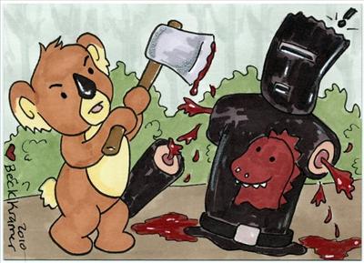 Raskolnikov vs the Black Knight