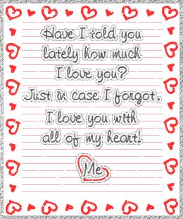 I love u