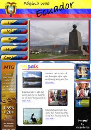 sitio web de Ecuador