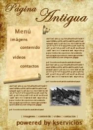sitio web antiguo