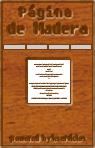 sitio web de madera