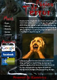 sitio web de terror