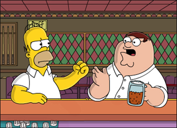 Homer & Peter