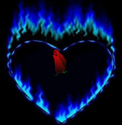 Blue Serenity Heart