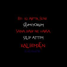 BUGÜN SENİ KİMSE SEVMİYOR
