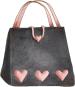Pink black bag
