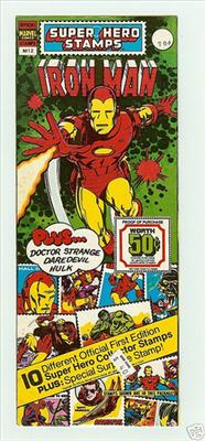 Iron Man Super Hero Stamps Set