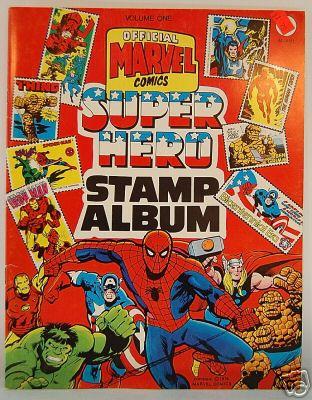 Marvel Super Heroes Stamp Album
