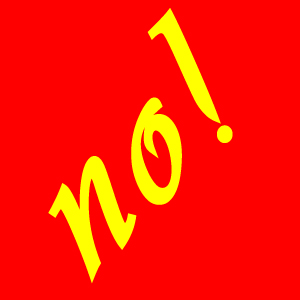 No