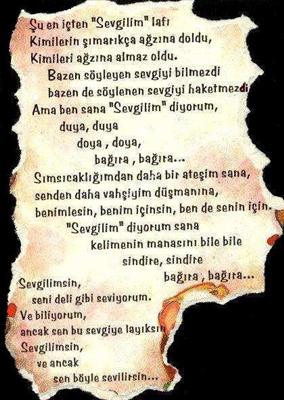 Giden Sevgilinin Ardından