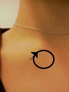 On my collar