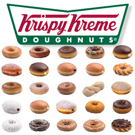 Comprando Donas Krispy Kreme