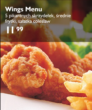 WINGS MENU