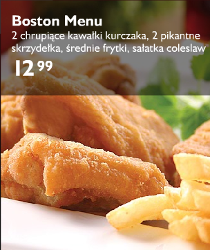 BOSTON MENU